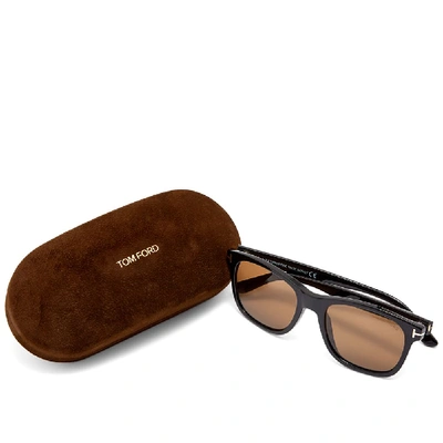 Shop Tom Ford Ft0595 Eric Sunglasses In Black
