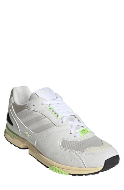 Shop Adidas Originals Zx 4000 Sneaker In Off White/ Raw White/ Chalk