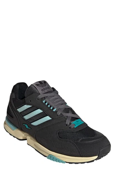 Shop Adidas Originals Zx 4000 Sneaker In Core Black/ Ice Mint/ Carbon