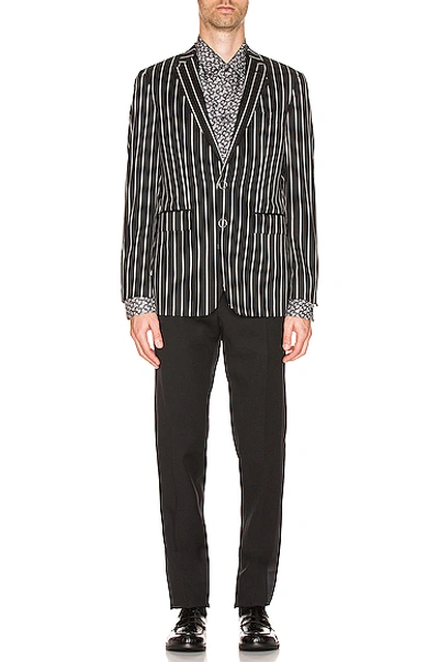 Shop Burberry Classic Formal Shirt In Mid Grey