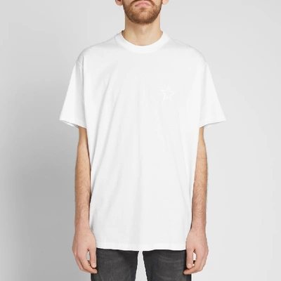 Shop Givenchy Tonal Chest Star Tee In White