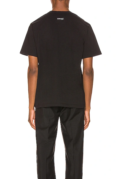 Shop Sacai Bar Italia Tee In Black