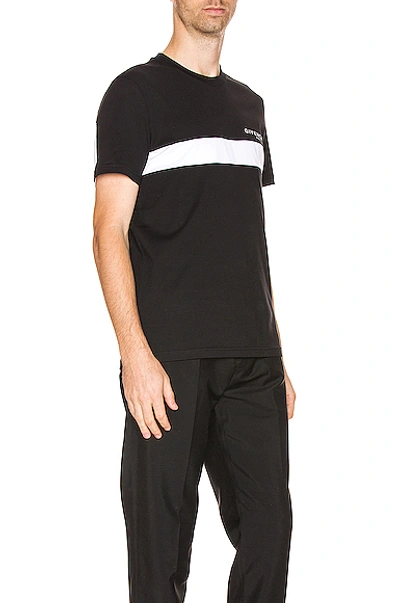 Shop Givenchy Cut Out Tee In Black