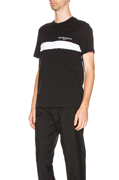 Shop Givenchy Cut Out Tee In Black