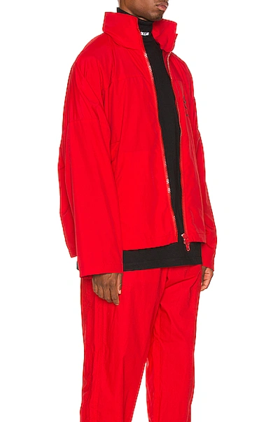 Anarchy Tracksuit Jacket In Red