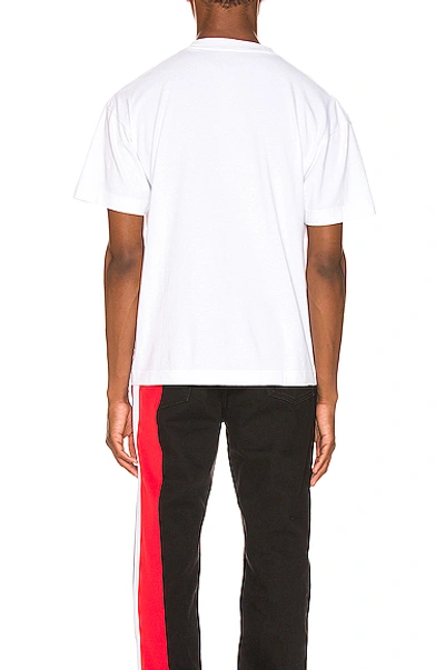 Shop Palm Angels Alien Graphic Tee In White