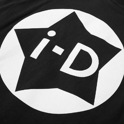 Shop I-d Classic Star Logo Tee In Black