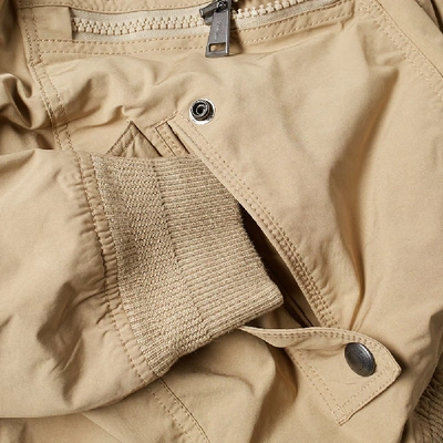 Shop Polo Ralph Lauren Vintage Us Bomber Jacket In Neutrals