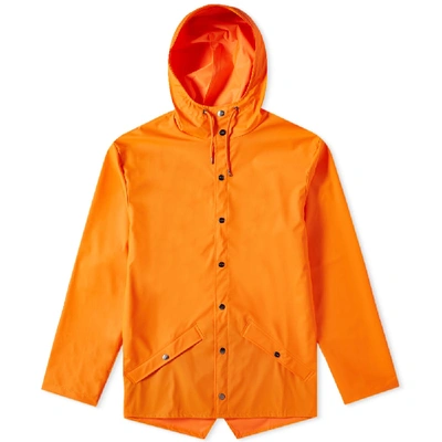 Shop Rains Classic Jacket In Orange