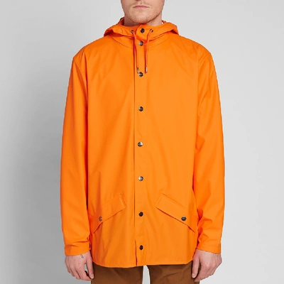 Shop Rains Classic Jacket In Orange