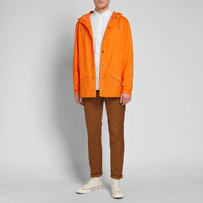 Shop Rains Classic Jacket In Orange