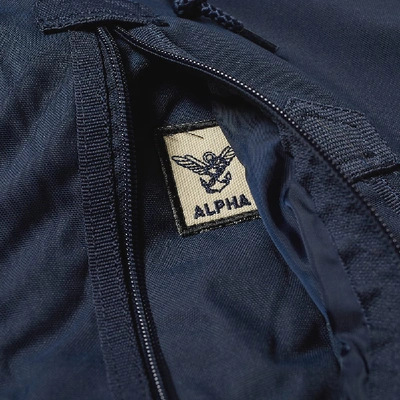 Shop Alpha Industries Ma-1 Polar Jacket Sv In Blue