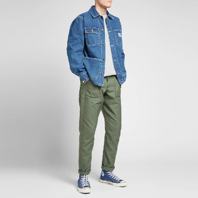 Shop Stan Ray Slim Fit 4 Pocket Fatigue Pant In Green