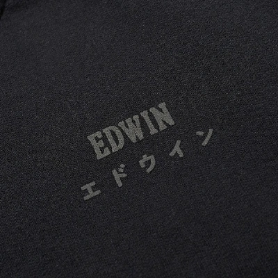 Shop Edwin Base Crew Sweat In Black