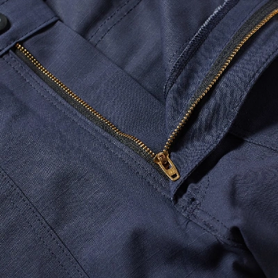 Shop Stan Ray Slim Fit 4 Pocket Fatigue Pant In Blue