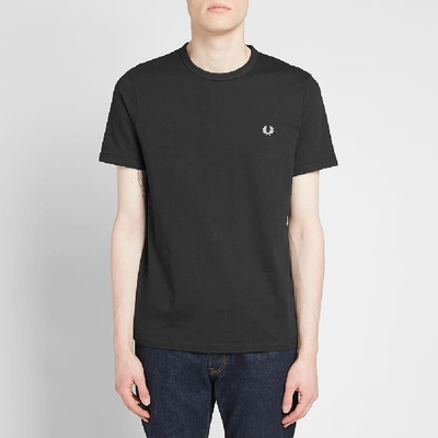 Shop Fred Perry Ringer Tee In Black