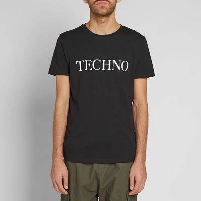 Shop Idea Techno Tee In Black