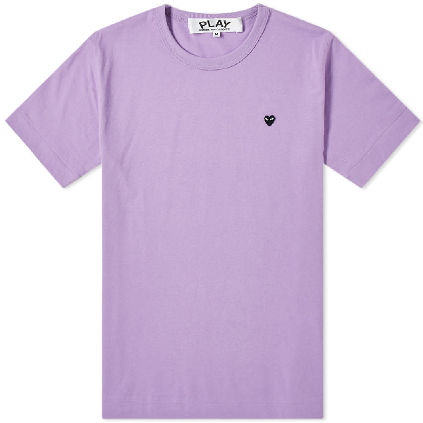 purple comme des garcons shirt