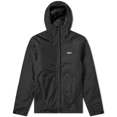 Shop Patagonia Insulated Torrentshell Jacket In Black
