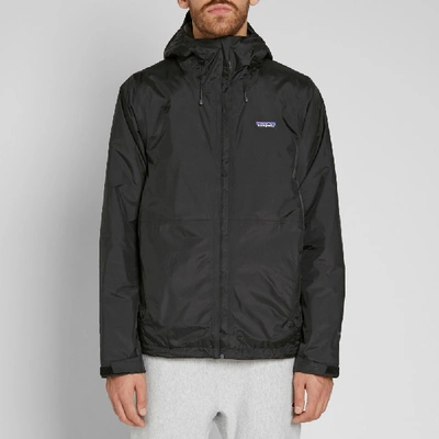 Shop Patagonia Insulated Torrentshell Jacket In Black