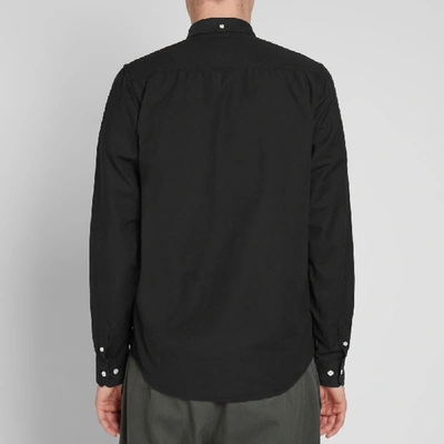 Shop Norse Projects Anton Oxford Shirt In Black