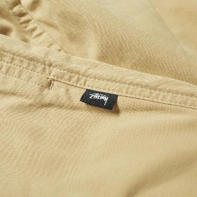 Shop Stussy Brushed Beach Pant In Brown