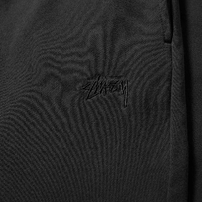 Shop Stussy Stock Terry Pant In Black
