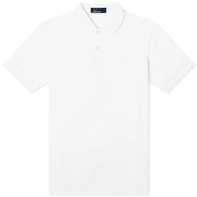 Shop Fred Perry Slim Fit Twin Tipped Polo In White