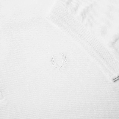 Shop Fred Perry Slim Fit Twin Tipped Polo In White
