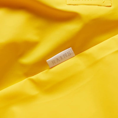 Shop Rains Long Jacket In Yellow