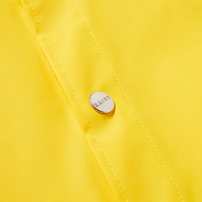 Shop Rains Long Jacket In Yellow