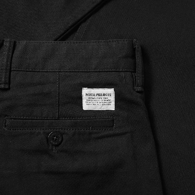 Shop Norse Projects Aros Heavy Chino In Black