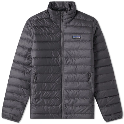 Shop Patagonia Down Sweater Jacket In Grey