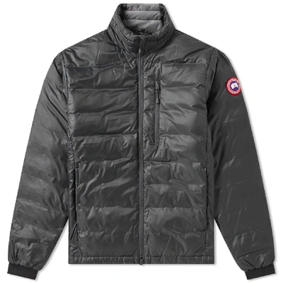 Shop Canada Goose Lodge Jacket In Grey