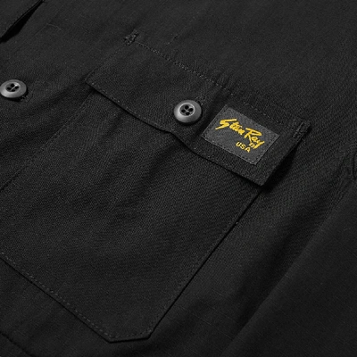 Shop Stan Ray Four Pocket Jacket In Black