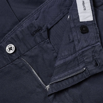 Shop Norse Projects Aros Slim Light Stretch Chino In Blue