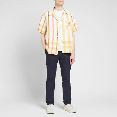 Shop Norse Projects Aros Slim Light Stretch Chino In Blue