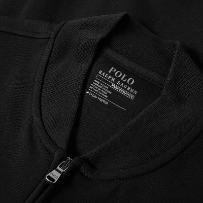 Shop Polo Ralph Lauren Tech Bomber Jacket In Black