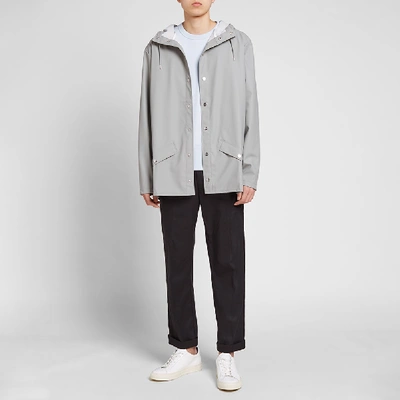 Shop Rains Classic Jacket In Neutrals