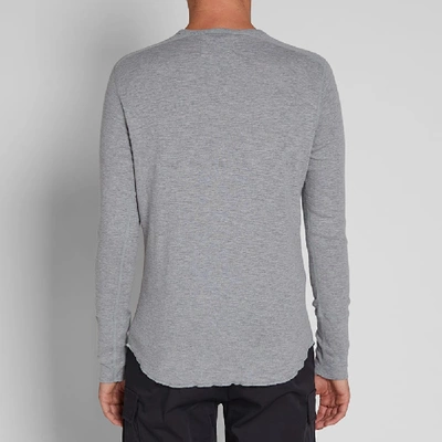 Shop Wings + Horns Long Sleeve Base Tee In Grey