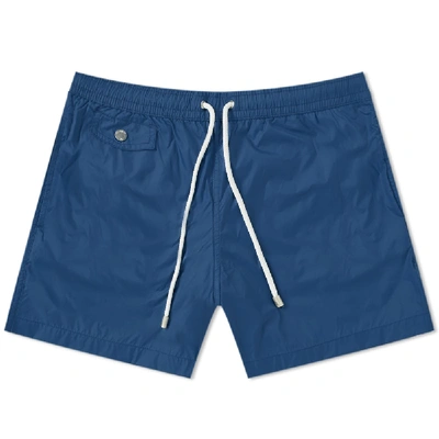 Shop Hartford Boxer Swim Short In Blue