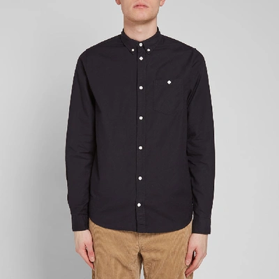 Shop Norse Projects Anton Oxford Shirt In Blue