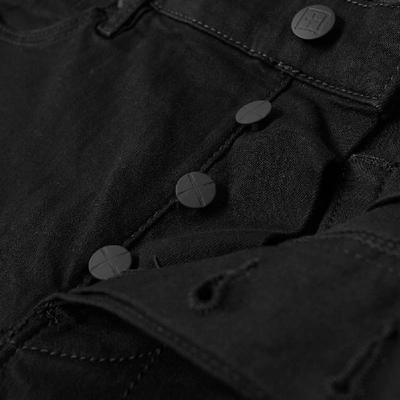 Shop Ksubi Van Winkle Rebel Skinny Jean In Black