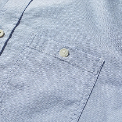 Shop Norse Projects Anton Oxford Shirt In Blue