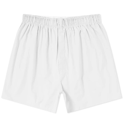 Shop Sunspel Classic Boxer Short In White