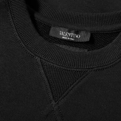 Shop Valentino Rockstud Untitled Crew Sweat In Black
