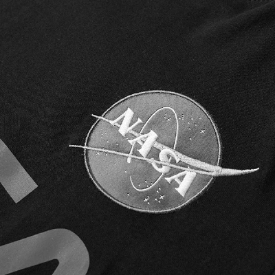 Shop Alpha Industries Nasa Reflective Tee In Black