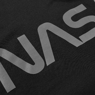 Shop Alpha Industries Nasa Reflective Tee In Black