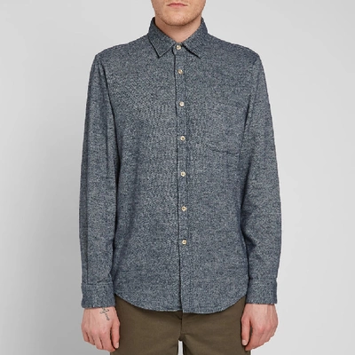Shop Portuguese Flannel Teca Shirt In Grey