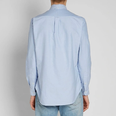 Shop Gitman Vintage Oxford Shirt In Blue